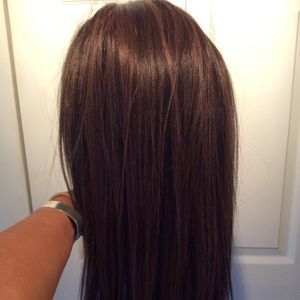 Brand New Long Lace Front Brown Wig